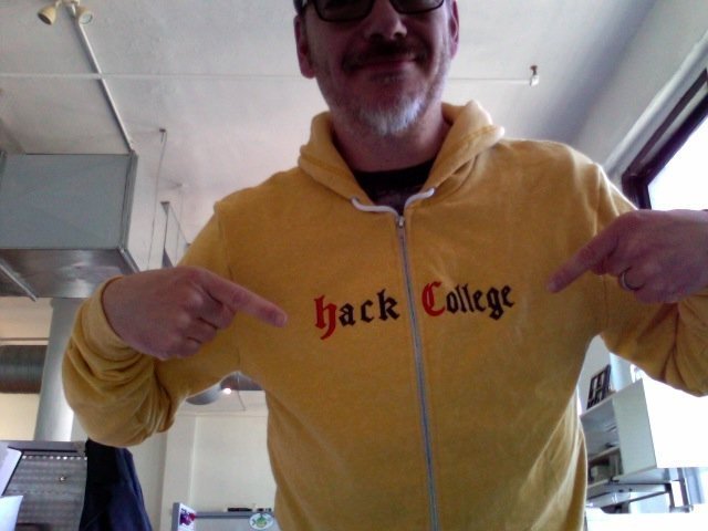 hack college hoodie