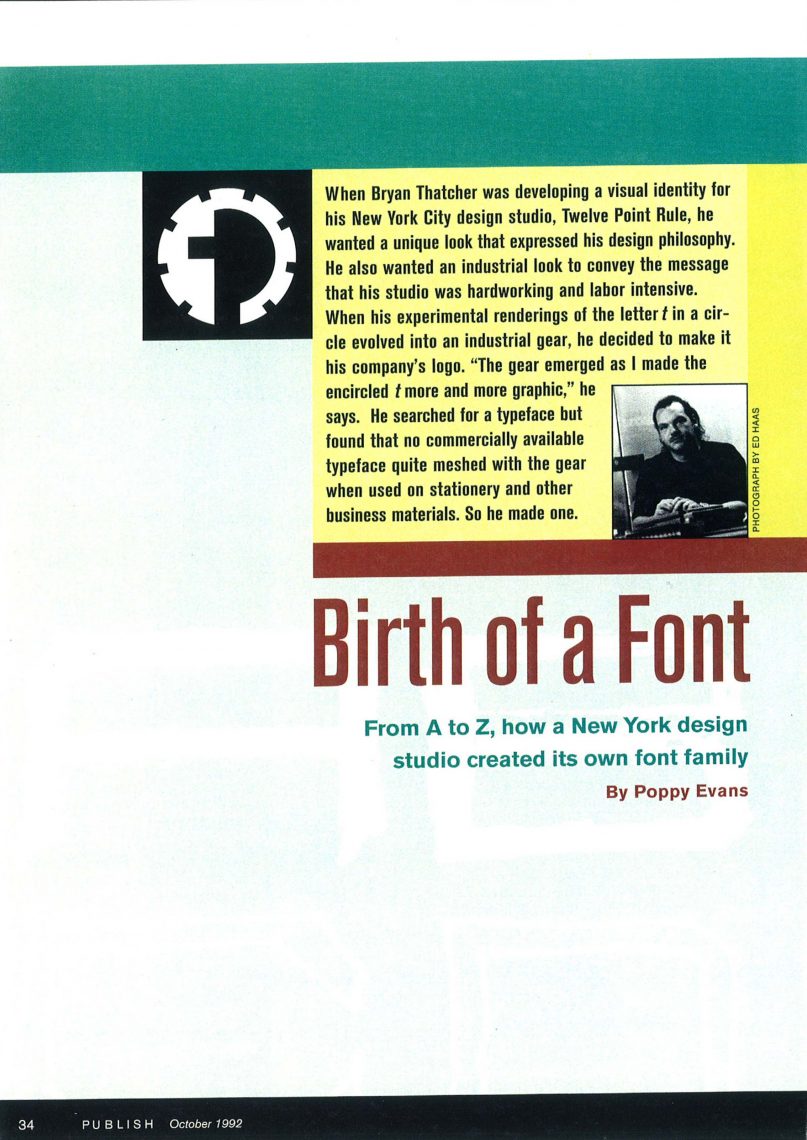 Birth of a Font