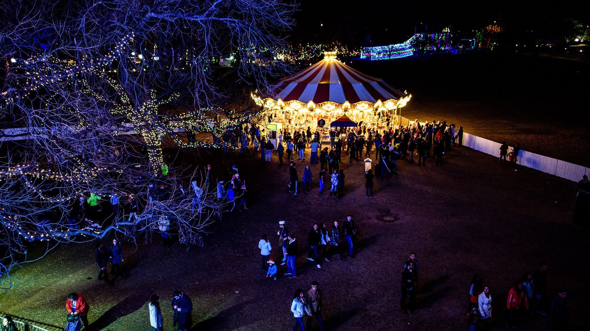 Trail of Lights, carousel